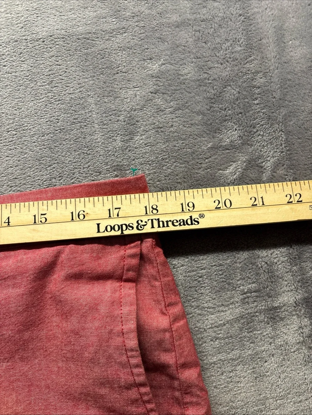 J. Crew Pink-light red Linen-Blend Bermuda Shorts men’s 33W 9 in in seam